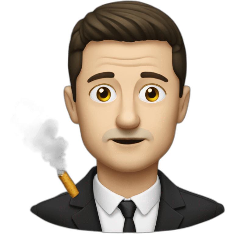 vladimir zelenskiy smoking cannabis emoji