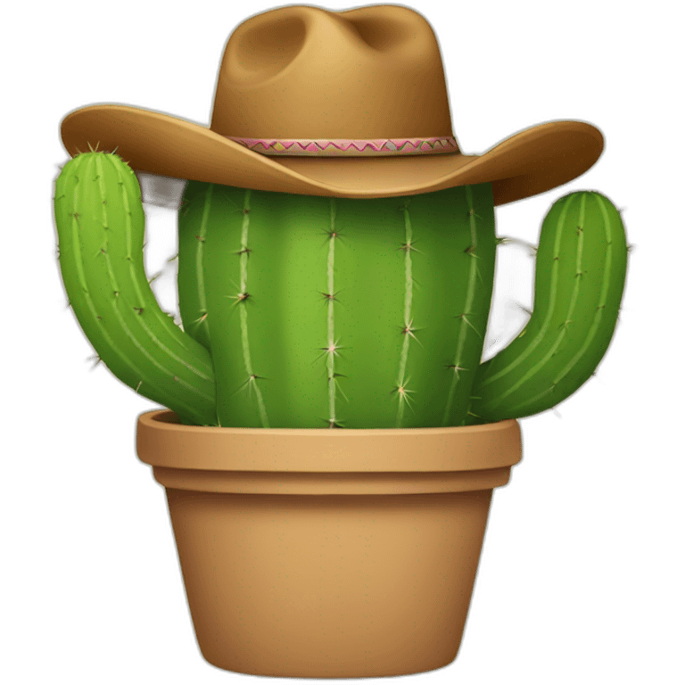 cactus with cowboy hat emoji