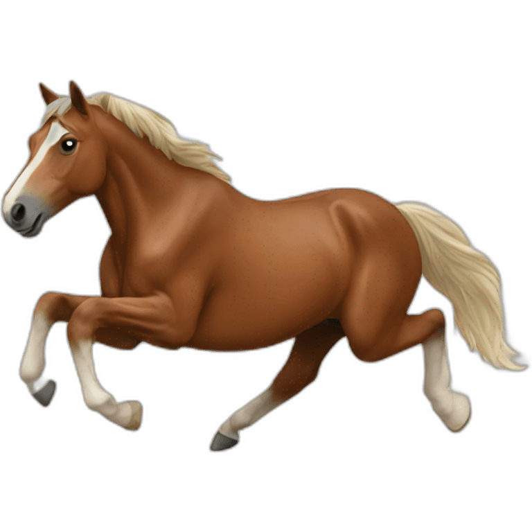 Horse to jump emoji