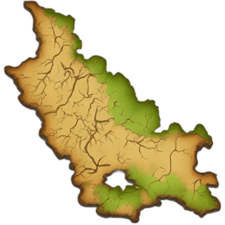 Punjab map by district emoji