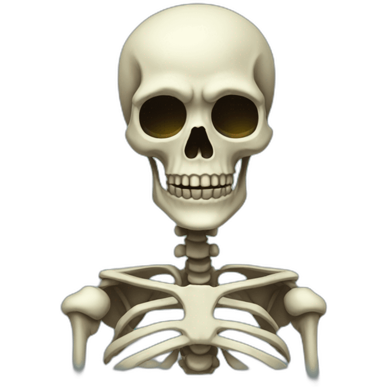 Haunted skeleton emoji