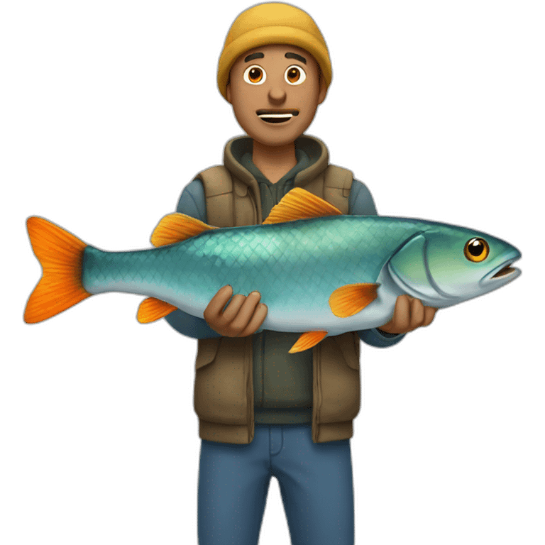 Fish man emoji