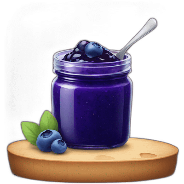 Blueberry jam emoji