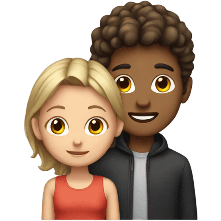 Girl and boy  emoji