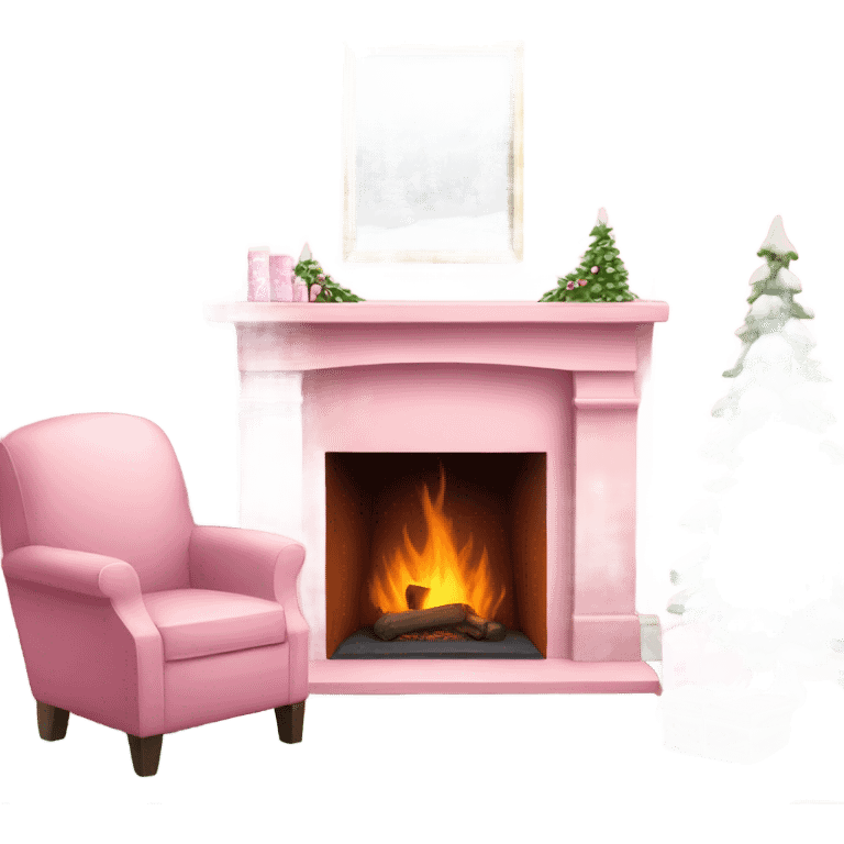 Winter Pink FirePlace emoji