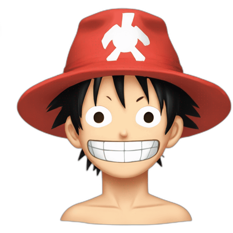 Monkey d luffy communist emoji