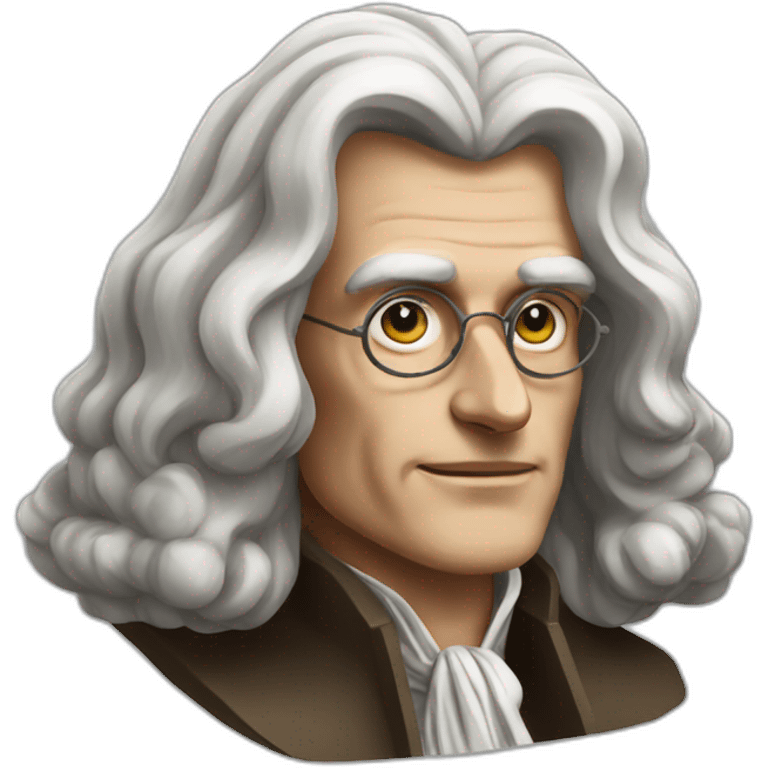 isaac newton and rocks emoji