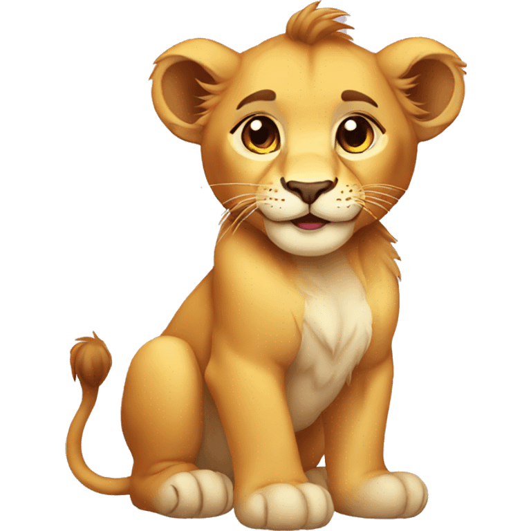 baby lion emoji