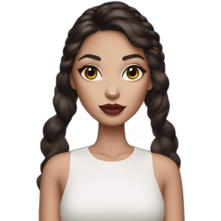 Dior MAKEUP brunette emoji