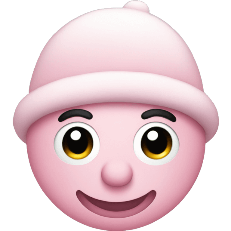 light pink snowman emoji