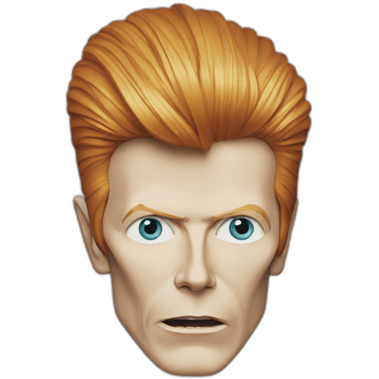 David bowie ziggy stardust emoji