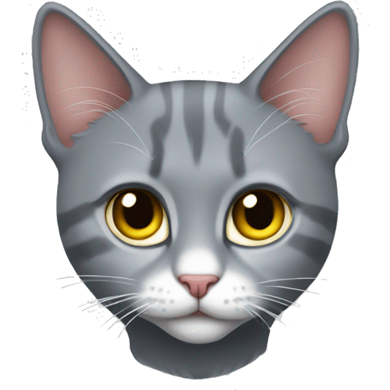 gri kedi emoji