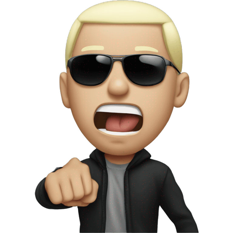 Eminem fighting p Diddy  emoji