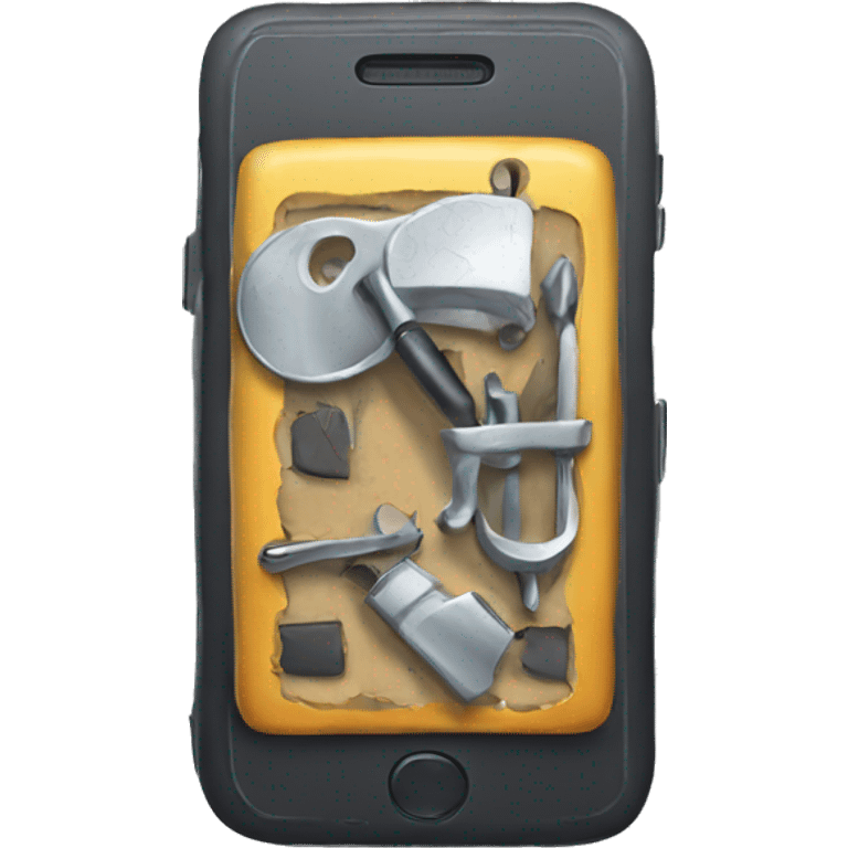 Repair phone  emoji