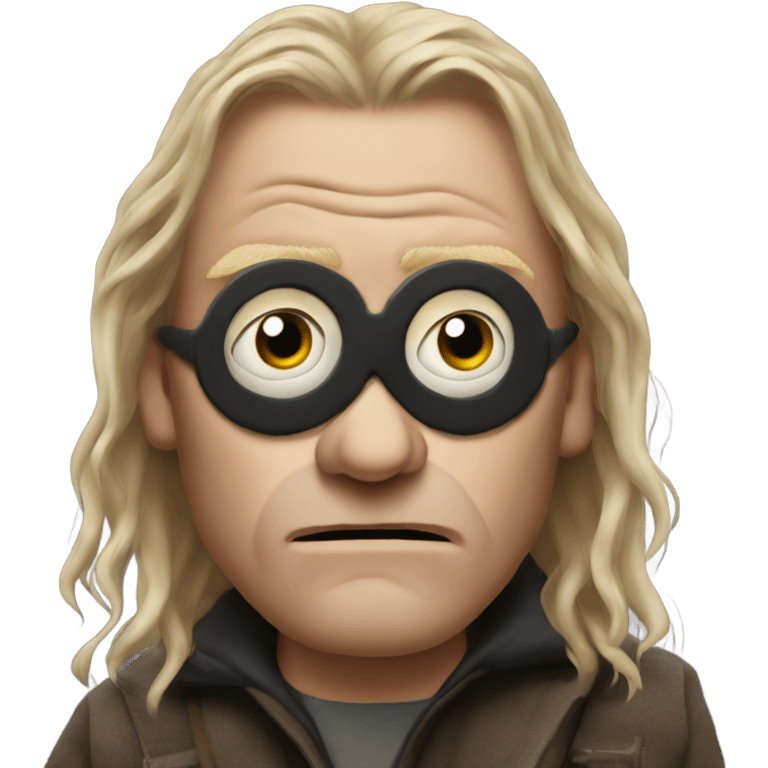 Mad-Eye Moody with a left fake eye emoji