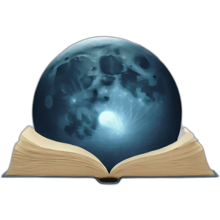 moon book emoji