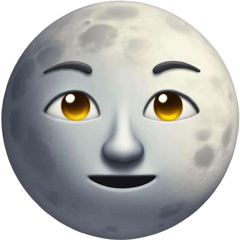 moon face emoji