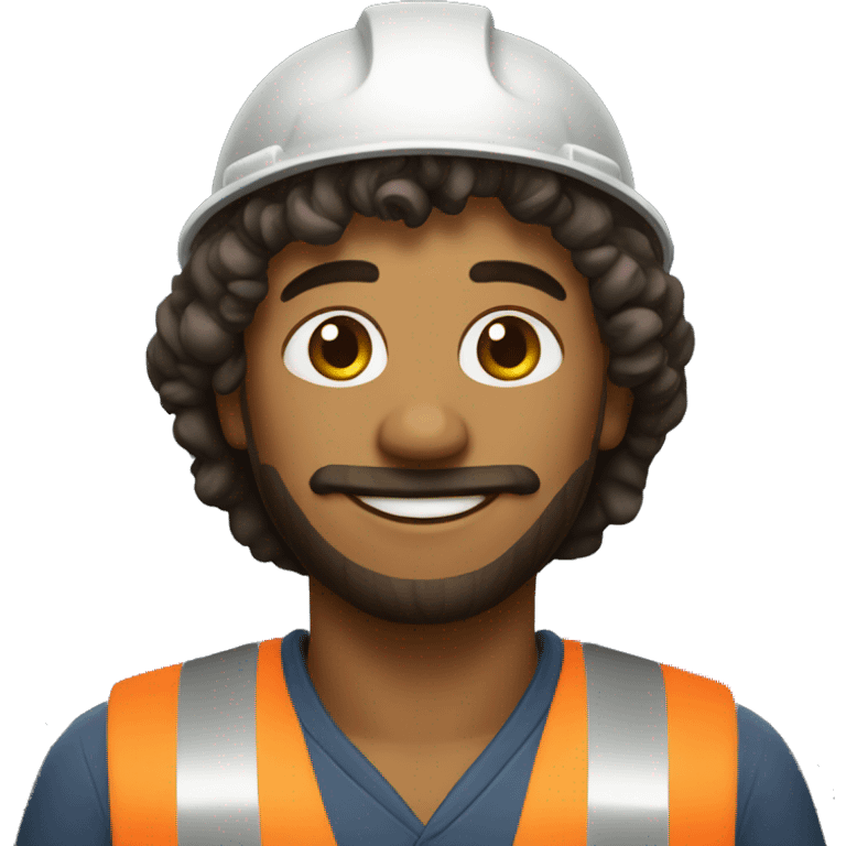 curly Oil Worker emoji