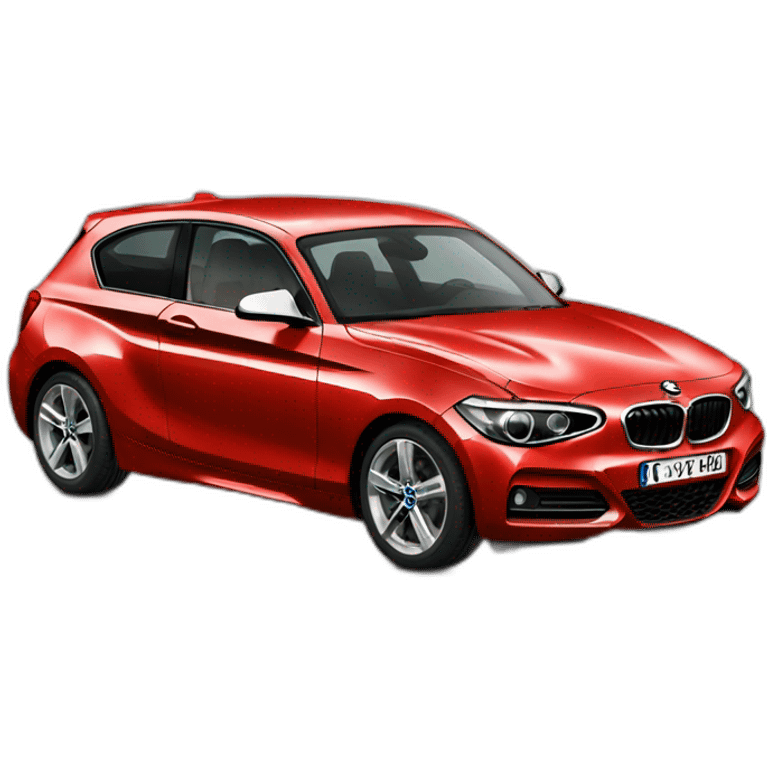 bmw 1 series red car emoji