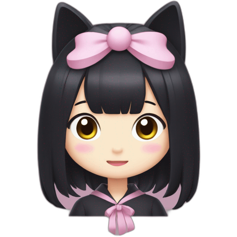 Kuromi Sanrio emoji