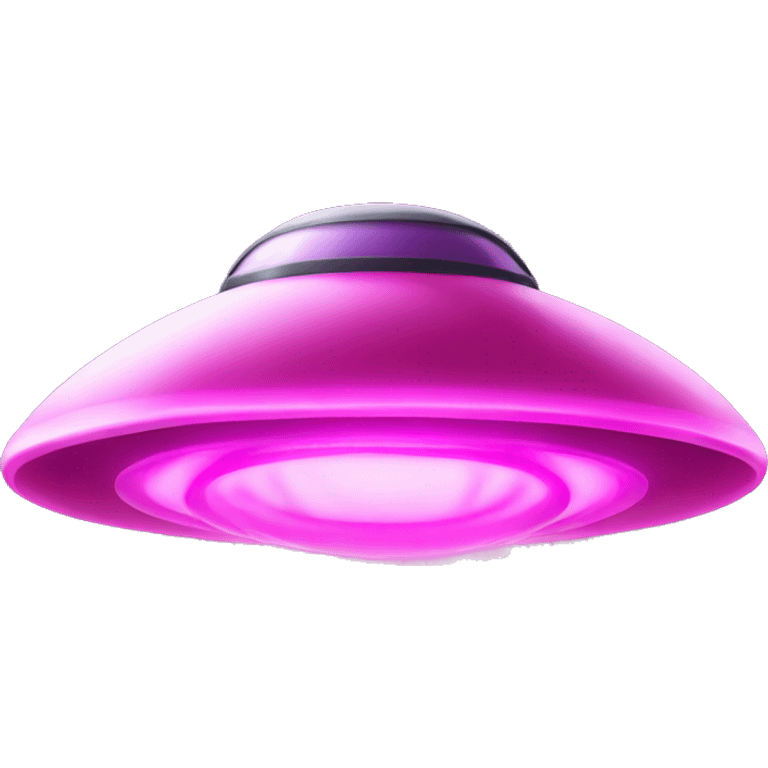 pink glowing ufo emoji