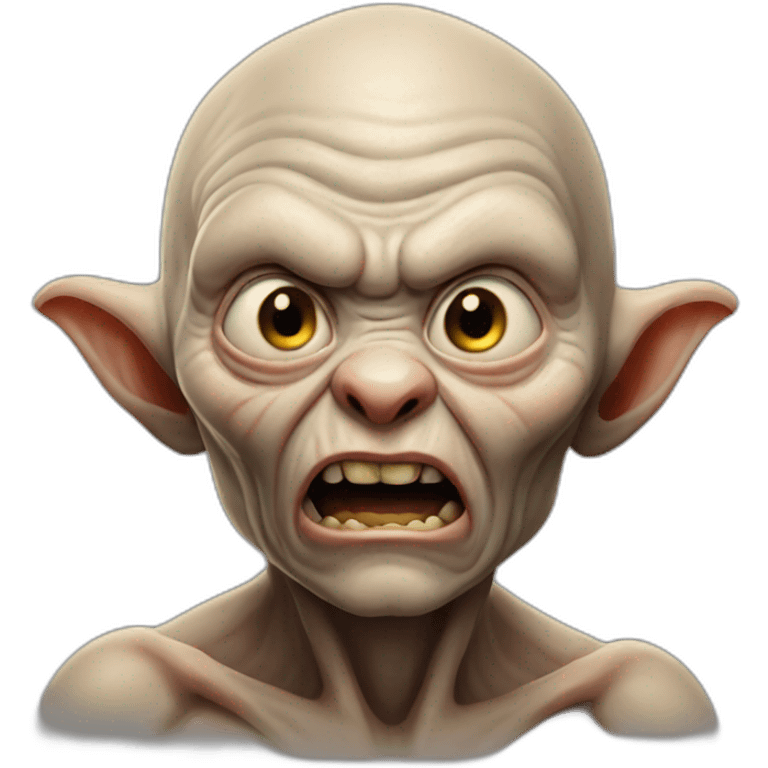 golum is furious emoji