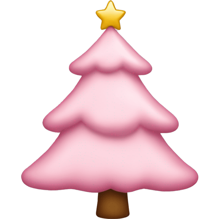 Light Pink Christmas tree emoji