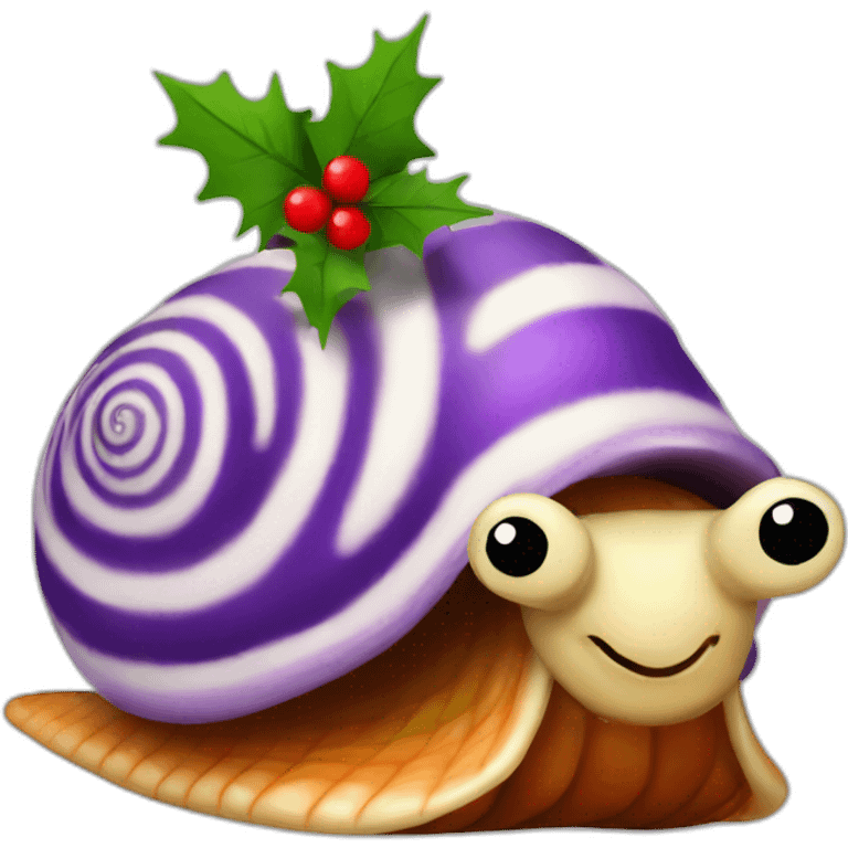 christmas snail emoji