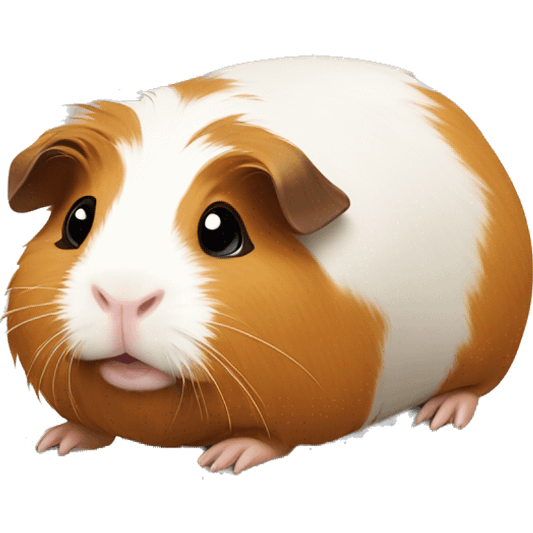 Guinea pig with a broken foot  emoji