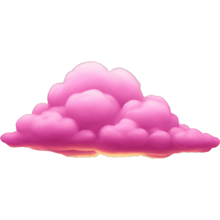 Pink clouds sunset emoji