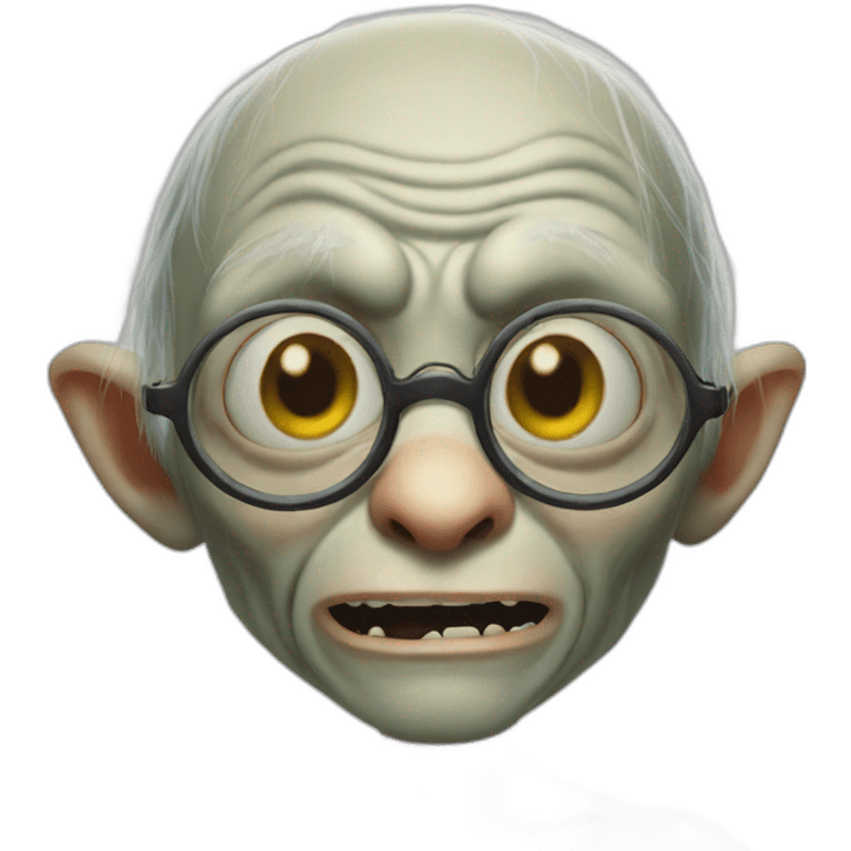 Gollum-wearing-glasses emoji