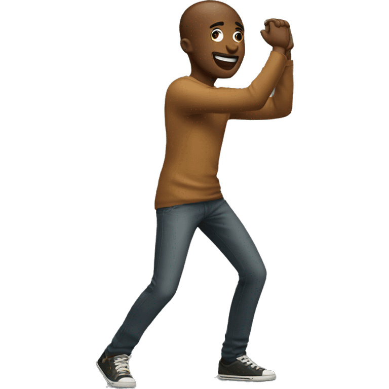 Homme.qui fait un dab emoji