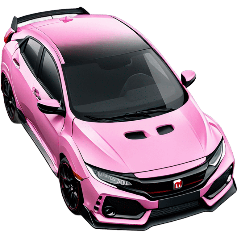 pink honda civic type r emoji