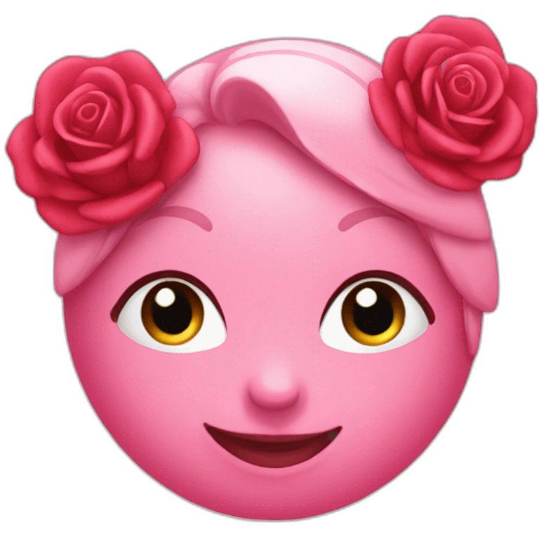 Coeur en rose emoji