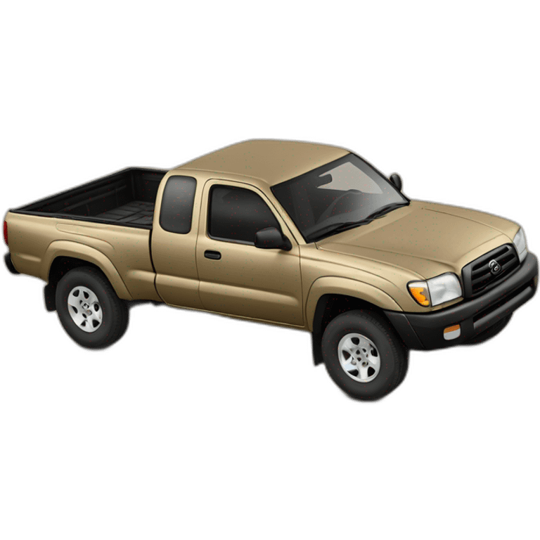 2003 Toyota Tacoma ext cab with sand paint emoji