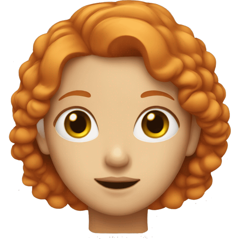 ginger girl  emoji