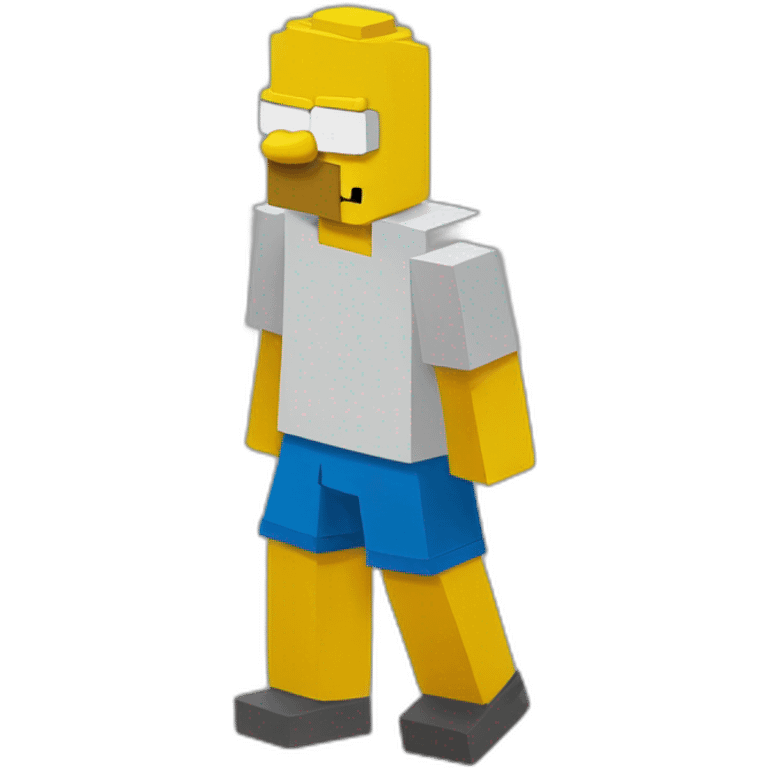 Homero simpson minecraft emoji