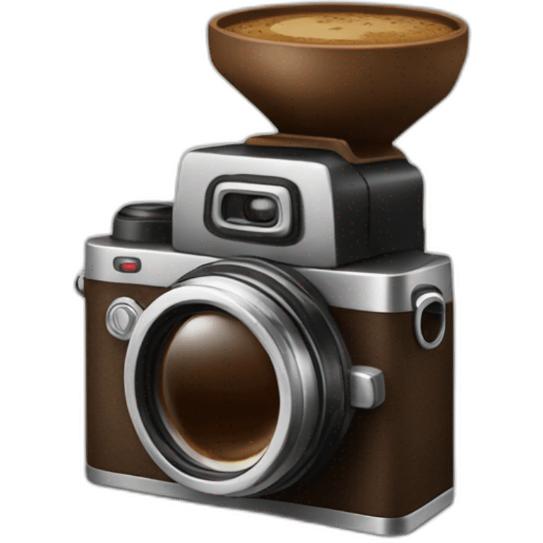 camera coffee emoji