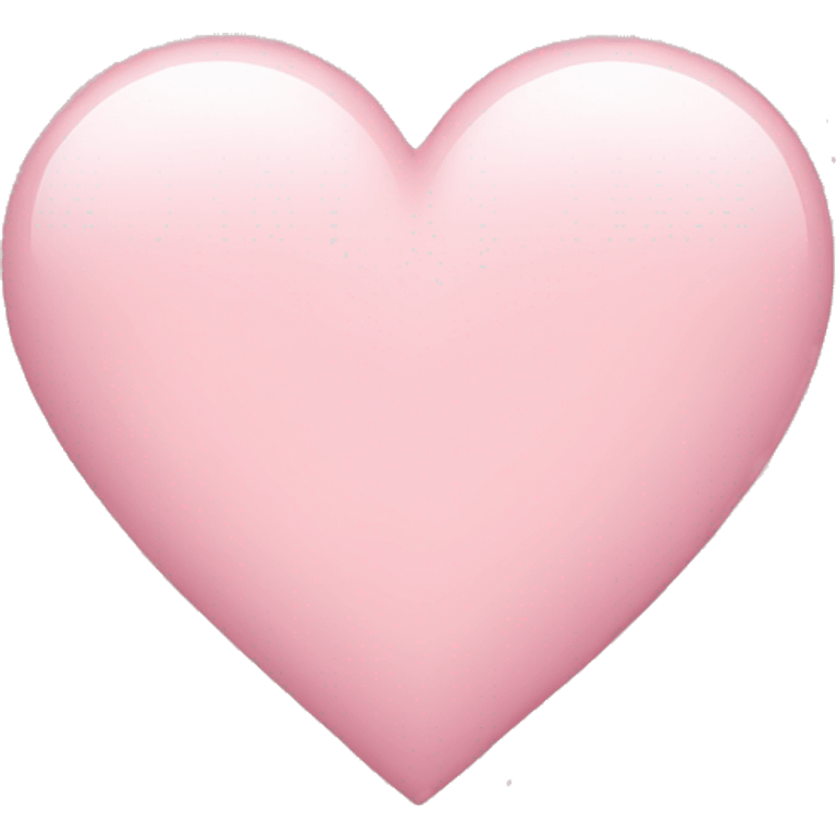 Light pink heart emoji