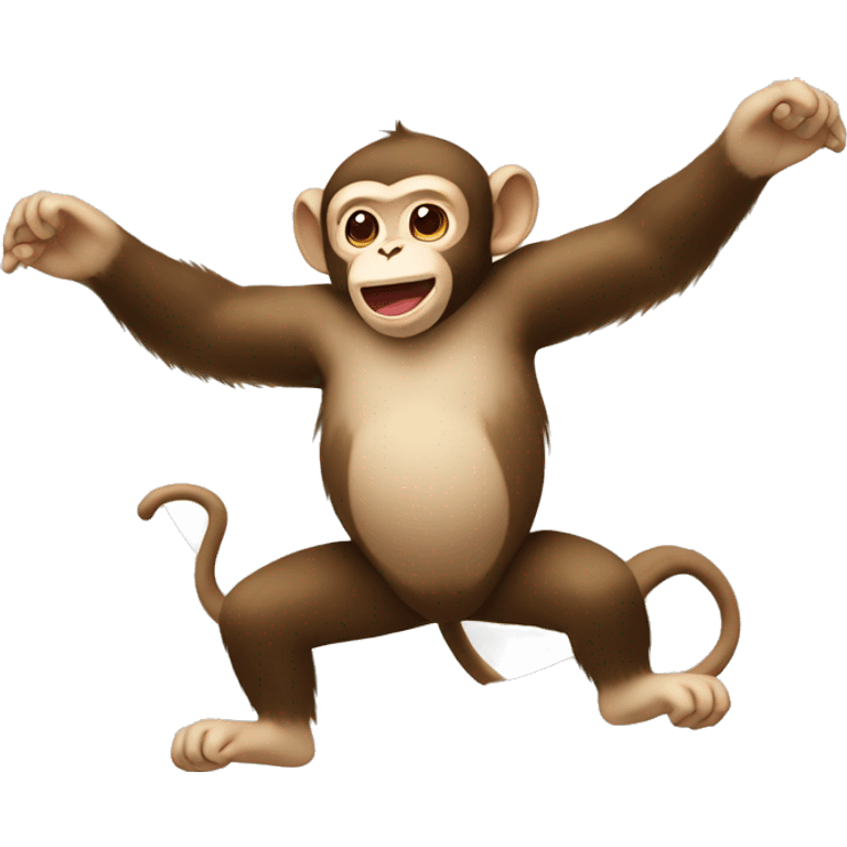 Monkey flying in Japan  emoji