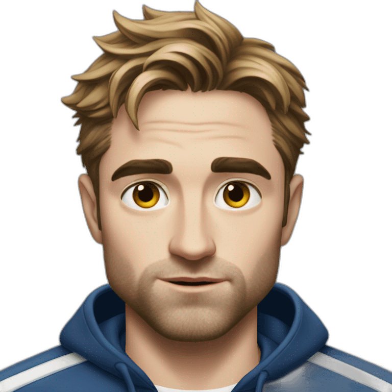 Robert Pattinson in a tracksuit  emoji