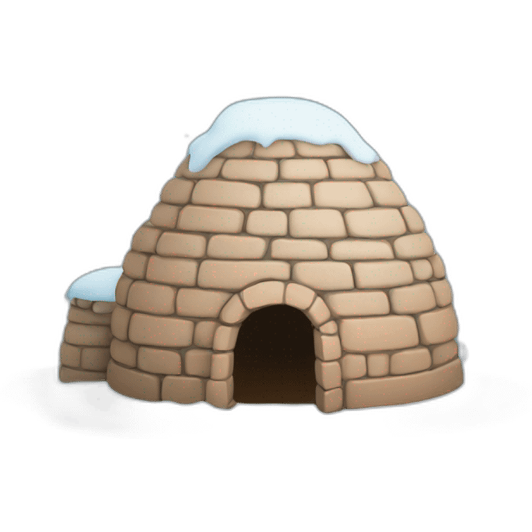 artistic igloo colours emoji