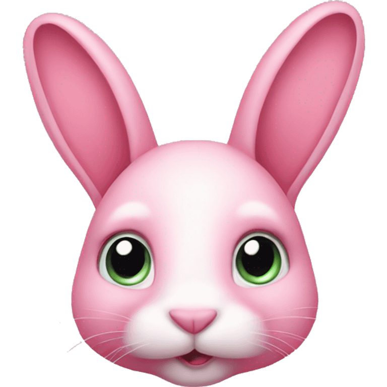 Pink bunny rabbit  emoji