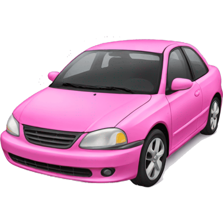 Pink car emoji