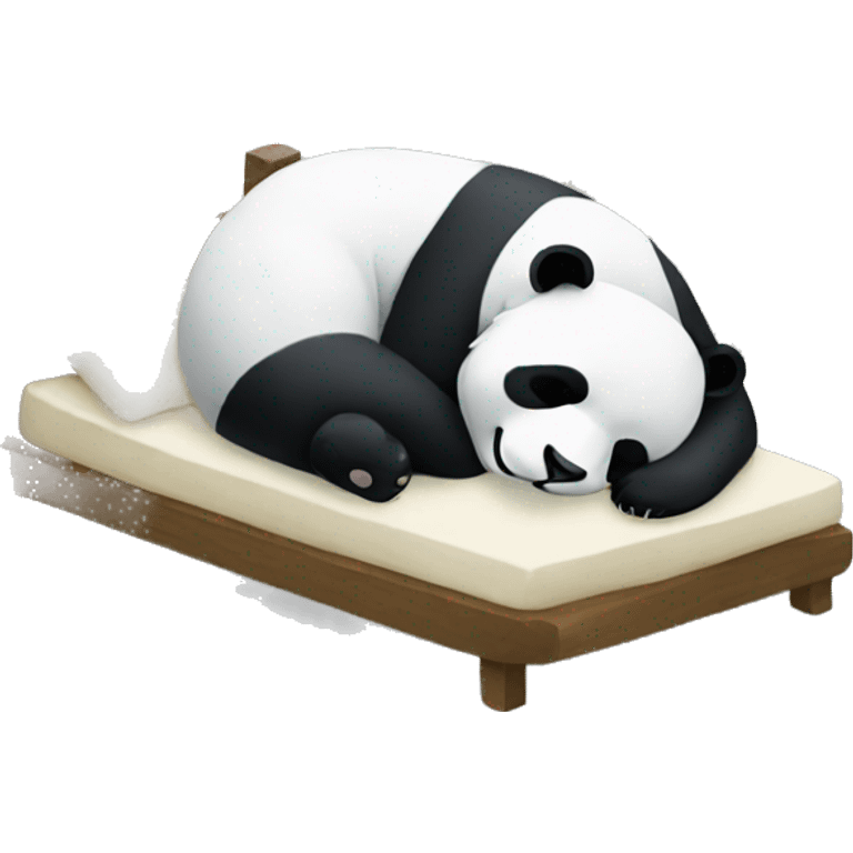 Panda sleeping emoji