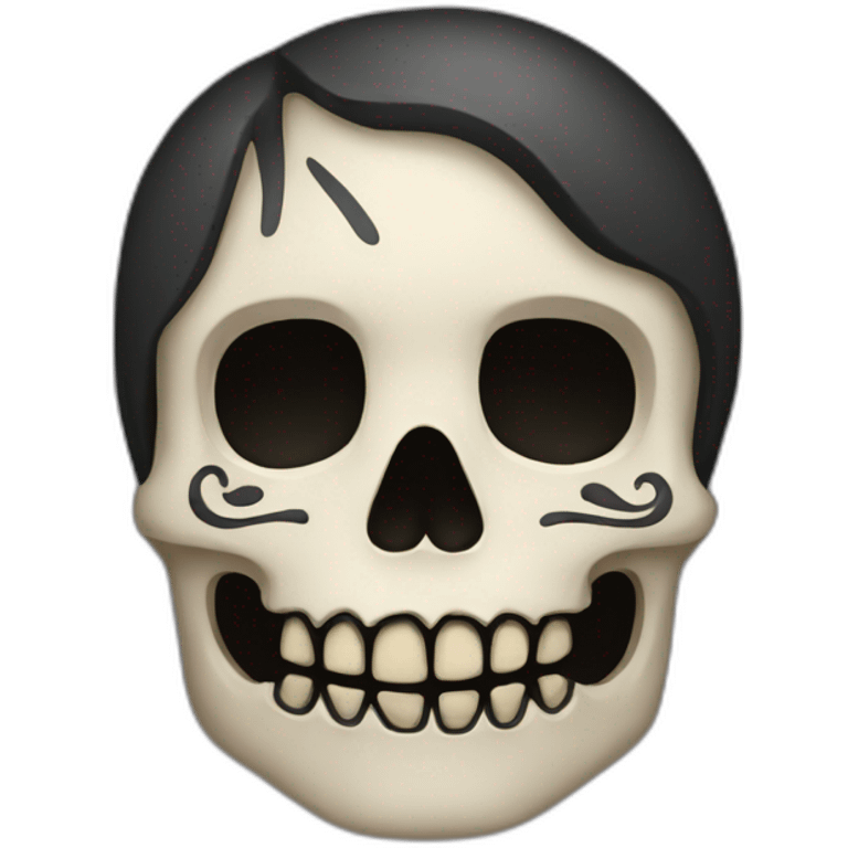 Calavera pintada emoji