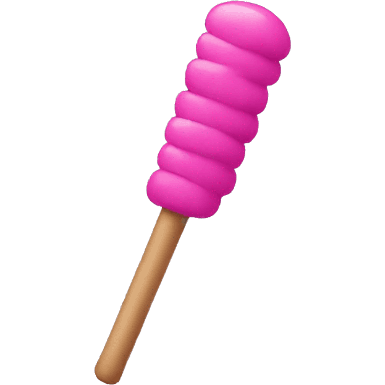 pinkcolour stick emoji