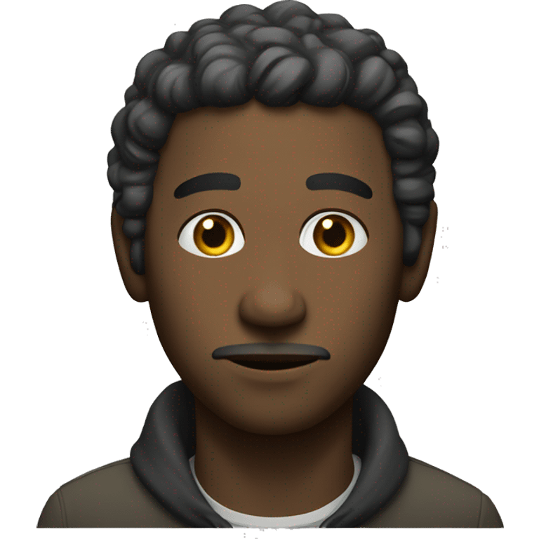 realistic portrait of a man being a simp emoji