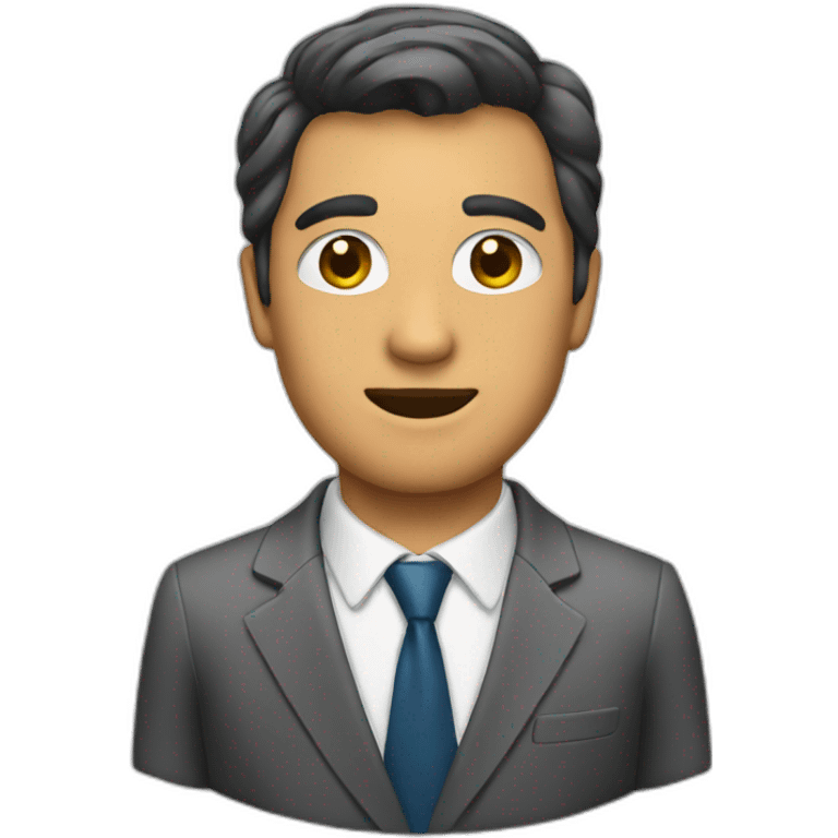 Suit man emoji