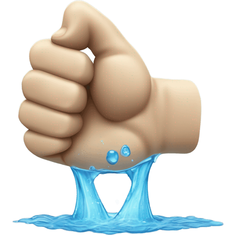 Water fist emoji